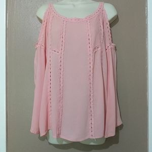 Altar'd State Pink Blouse Size Small